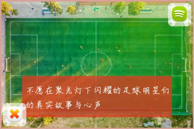 不愿在聚光灯下闪耀的足球明星们的真实故事与心声